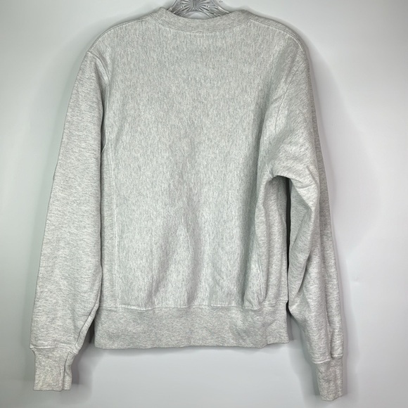 Champion Rever Weave UW Green Bay Crewneck Gray Sweatshirt Small - Picture 4 of 10